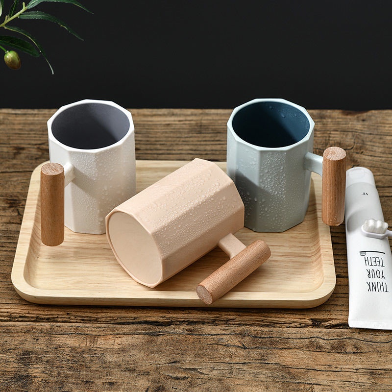 Cốc Nhựa Đựng Bàn Chải Đánh Răng Thiết Kế Đơn Giản Sáng Tạo Theo Phong Cách Hàn Quốc