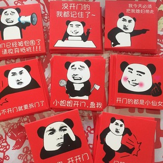 Set 8 cái lì xì đám cưới, cướp dâu, lễ tết - hình mafia troll độc đáo