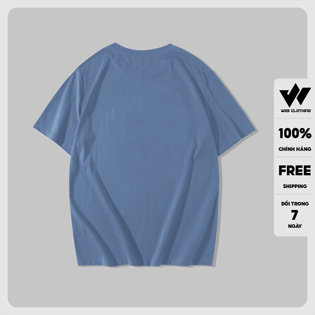 Áo thun tay lỡ WIIS unisex phông form rộng Hip Hop thời trang nam nữ ulzzang oversize
