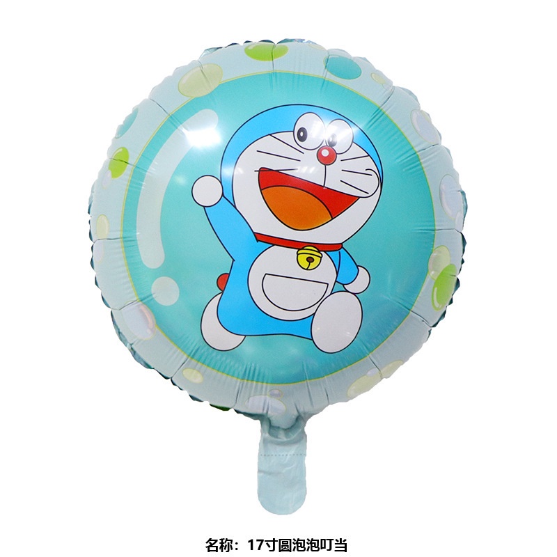 Bong Bóng Lá Nhôm Hình Hoạt Hình Doraemon 18 Inch Trang Trí Tiệc Sinh Nhật