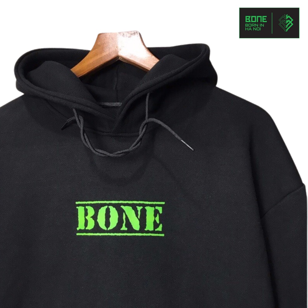Áo hoodie local brand chính hãng unisex form rộng Bone Basic