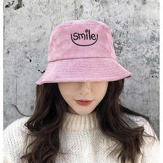 Bucket smile nón vành trẻ trung mũ tai bèo phong cách hàn quốc