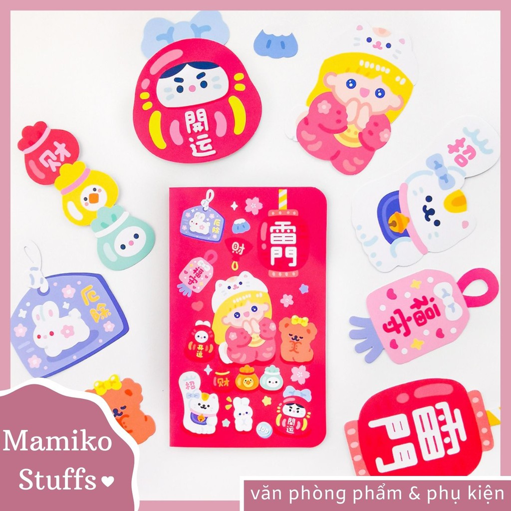 SET GIẤY TRANG TRÍ/ THIỆP TRANG TRÍ SIÊU XINH JAPANESE