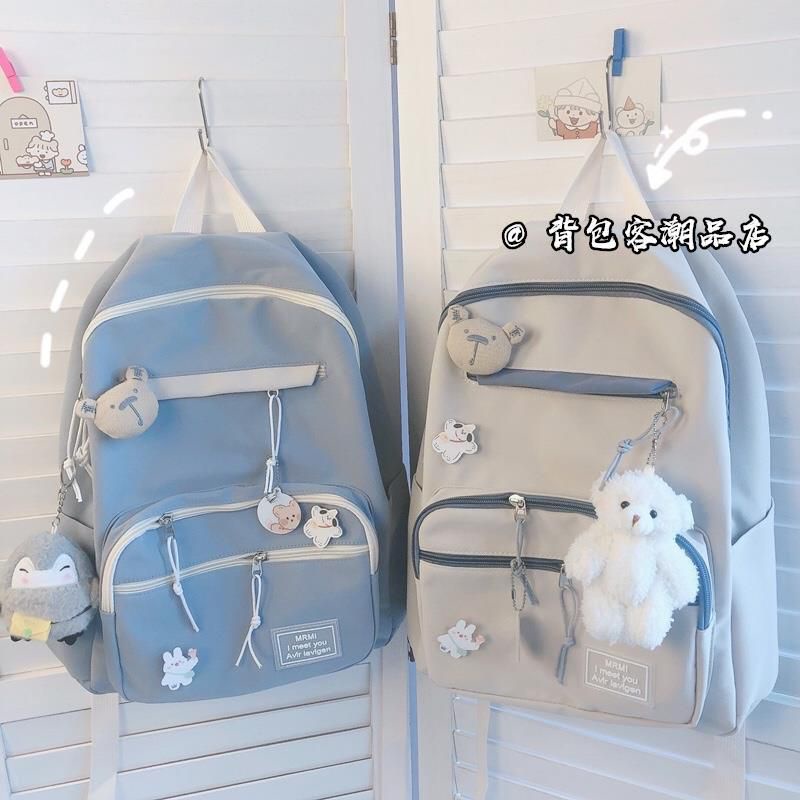 Balo Nữ Ulzzang Chống Nước, Cặp Xách Sinh Viên Học Sinh Thời Trang Hàn Quốc.
