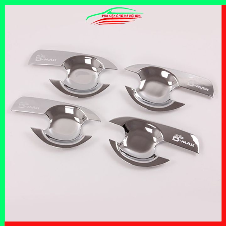 Ốp hõm mạ crom Dmax, D-Max sáng bóng chống trầy bảo vệ cửa xe ô tô