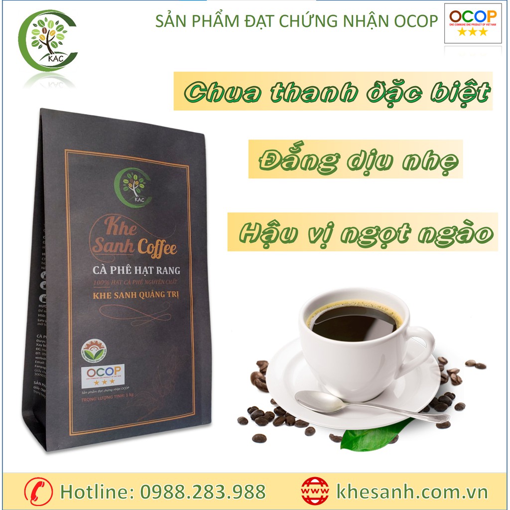 [1KG-Arabica] Cà phê rang xay nguyên chất Khe Sanh (KAC) - Cà phê sạch 100% | BigBuy360 - bigbuy360.vn