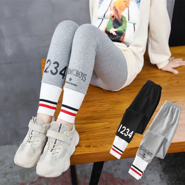 Quần legging giữ ấm thời trang mùa thu đông xinh xắn cho bé gái