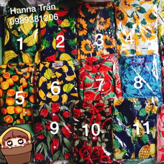 Bộ quần áo hoa quả dành cho mùa hè sôi động