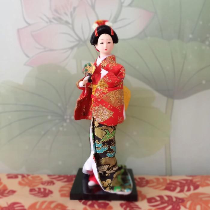 Mô Hình Búp Bê Geisha Kiểu Nhật Bản Dễ Thương