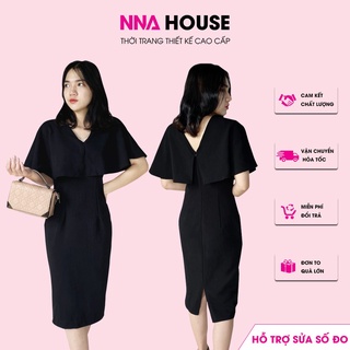 Đầm dự tiệc - váy thiết kế dáng xuông co dãn thoải mái cho nữ nnahouse mã na202
