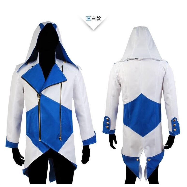 Assassin Creed cosplay Áo hoodie Kích thước lớn trang phục conner áo cosplay trò chơi anime trang