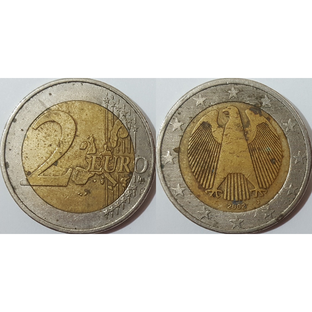 Đồng xu 2 Euro Đức  2002-2006
