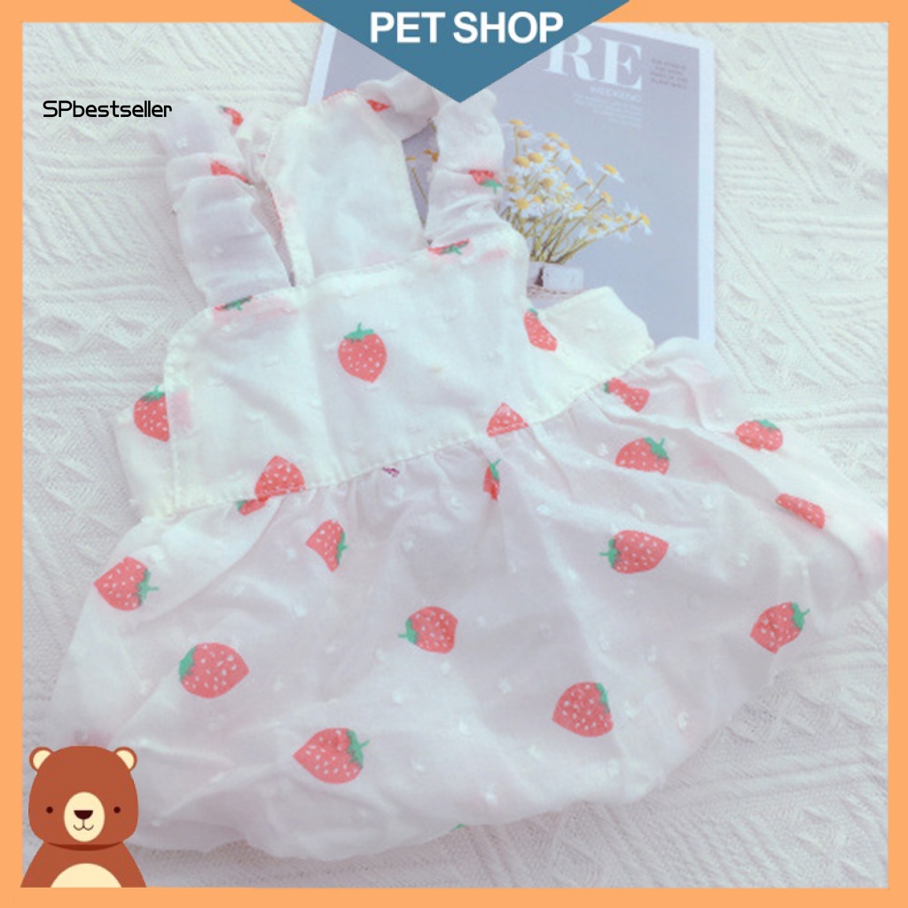 Đầm Sát Nách Thời Trang Mùa Xuân Cho Cún Cưng