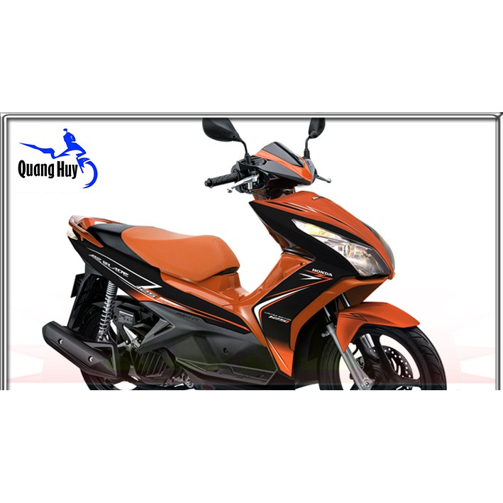 Tem trùm air blade cam đen đời 2013-2014-2015, độ team trùm ab dán phủ dàn áo xe đen cam rẻ đẹp