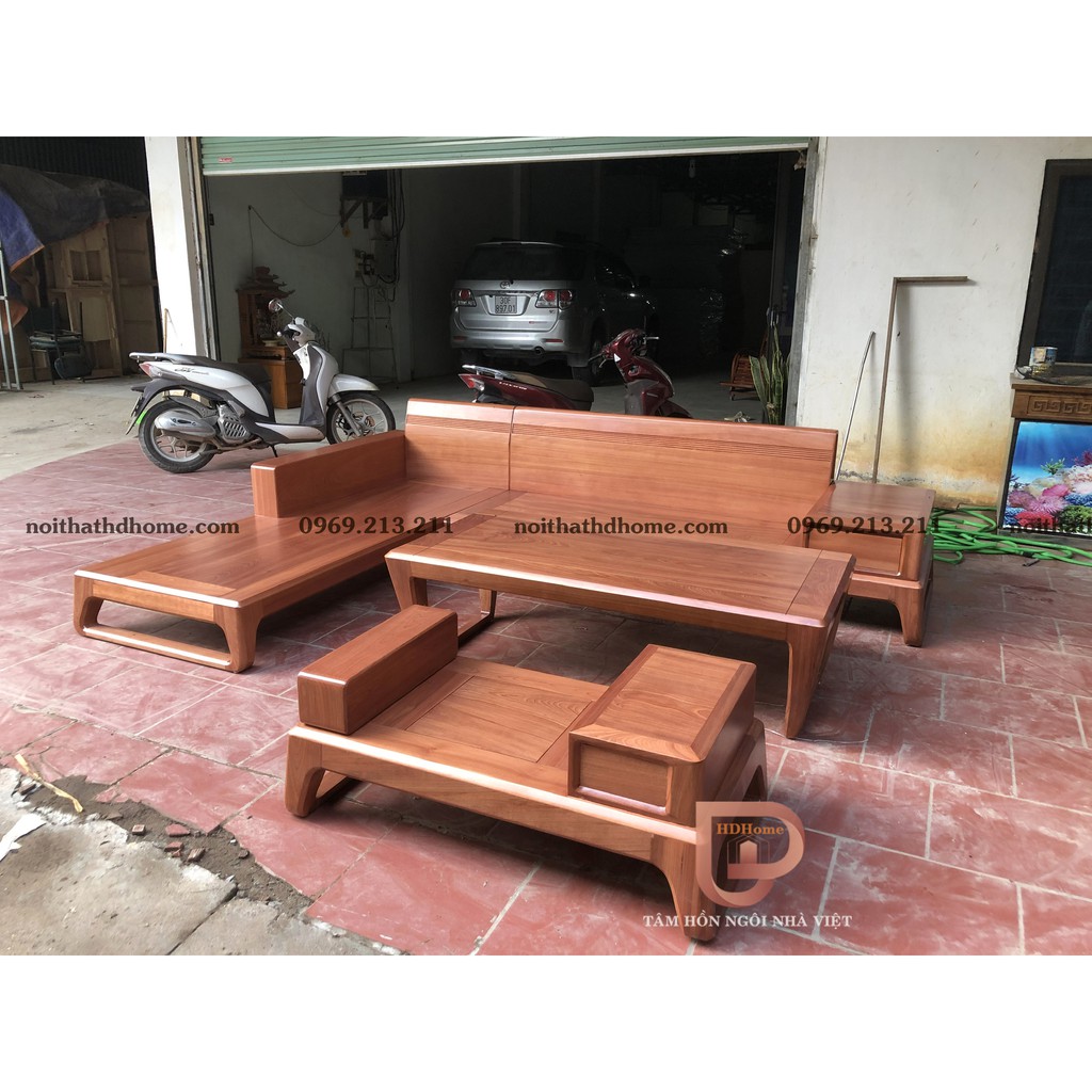 Sofa HD004 gỗ xoan đào hoàng anh gia lai