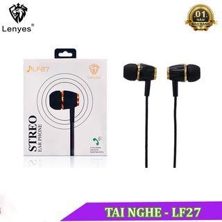 Tai nghe có mic lenyes lf27 – tai nghe nhét tai chống ồn công nghệ mới