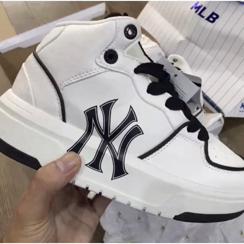 GIÀY ML.B CHUNKY LINER HIGH BLACK WHITE LAI AU