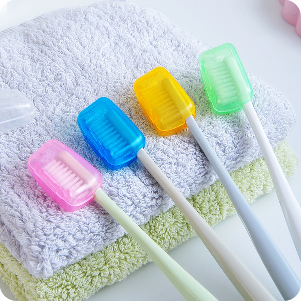 Bộ 5 Vỏ Bọc Đầu Bàn Chải Đánh Răng Cho Du Lịch/Cắm Trại/Dã Ngoại