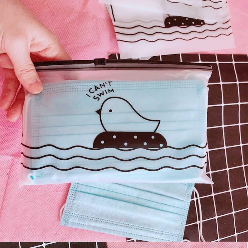 Set 3 Túi Zip Đựng Đồ Size 17cm X 11cm Đựng Dây Cột Tóc, Bút Chì, Phu Kiện Tiểu Thư, Kẹp Tóc, Khẩu Trang Homie Kids