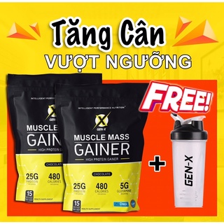 Sữa Tăng Cân Muscle Mass Gainer 750gram Khi mua 2 Túi Tặng 1 Bình Lắc