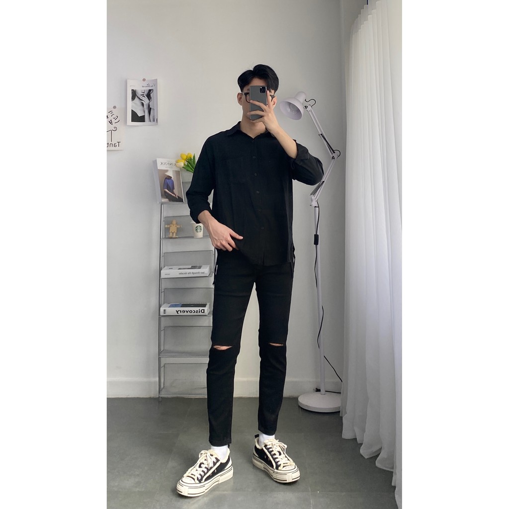 Sơ mi tay dài M1966 (hình chụp thật) | BigBuy360 - bigbuy360.vn