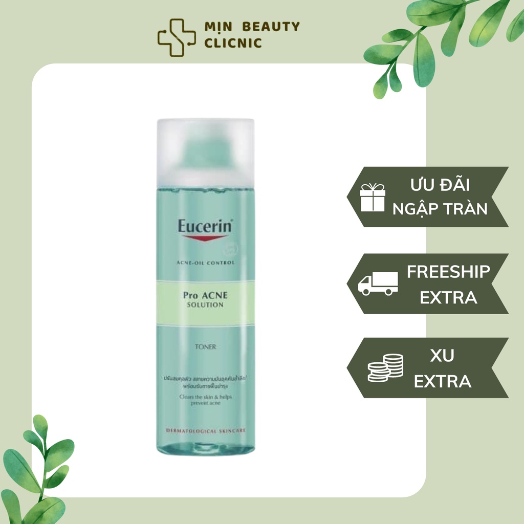 Nước Hoa Hồng Eucerin Pro ACNE Solution Toner Eucerin Cho Da Nhạy Cảm Ngăn Ngừa Mụn Chính Hãng Công 