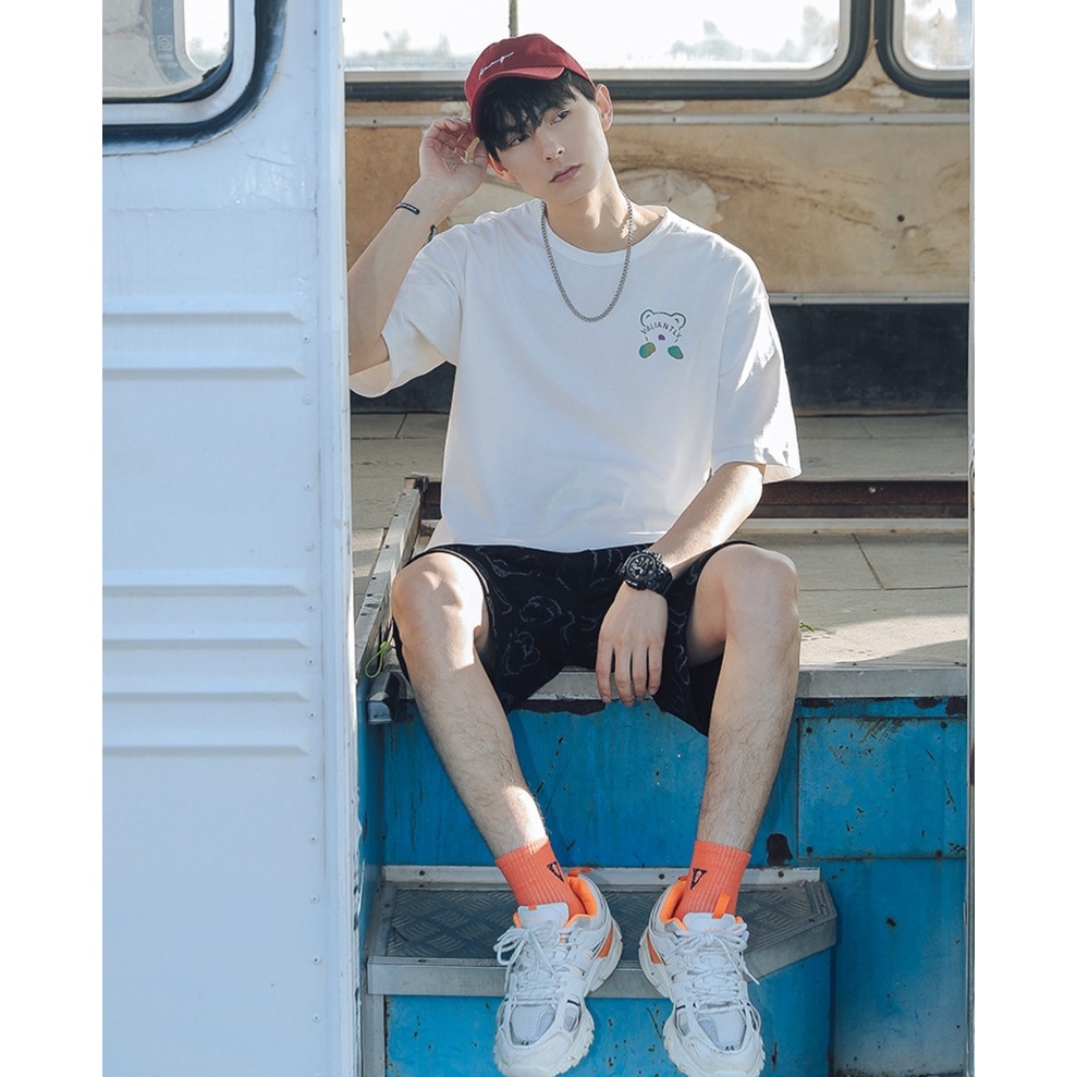 Áo thun tay lỡ MEANSTORE phông cotton Unisex nam nữ tee oversize form rộng pull Ulzzang vải mát - Valiantly