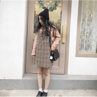Yếm dạ kẻ caro