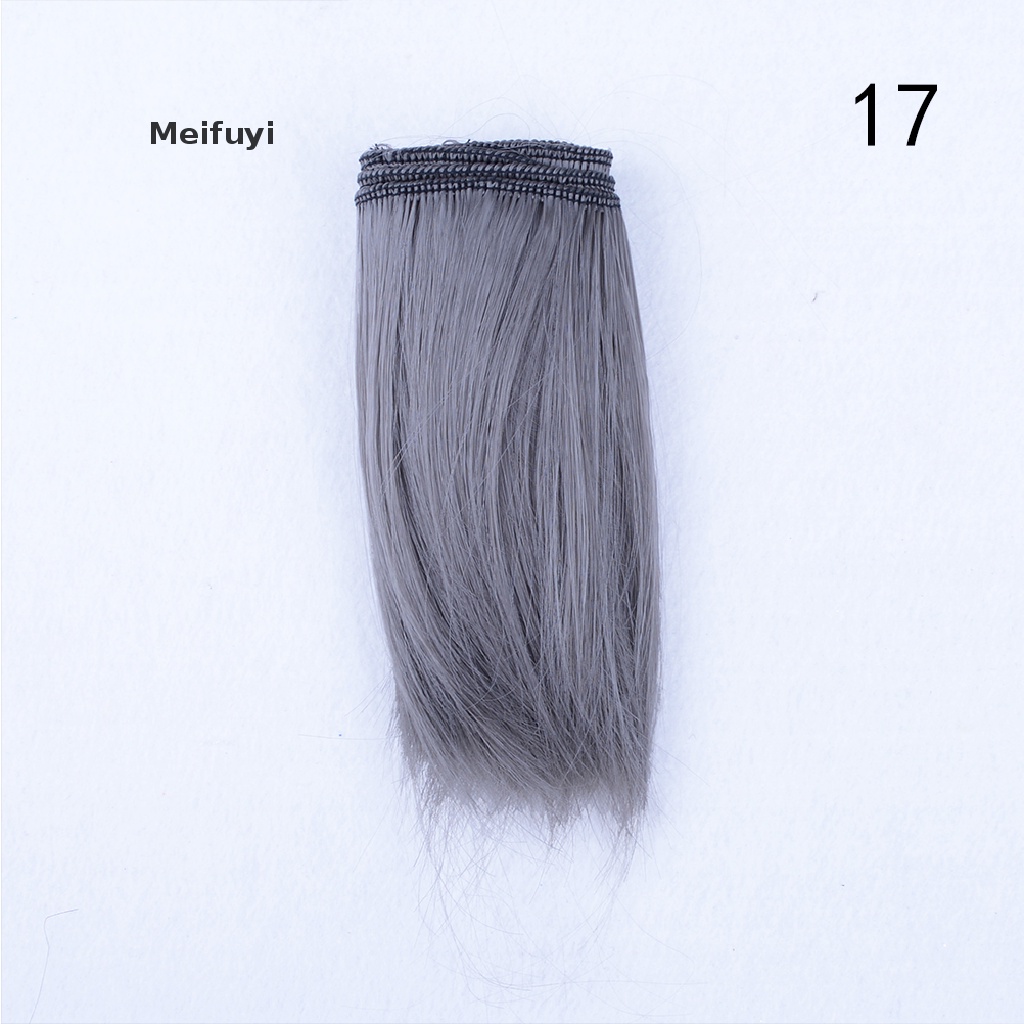 [Meifuyi] 10cmx100cm DIY Welf Fringe Wig High-temperature Wire Hair for 1/3 1/4 BJD Doll COD