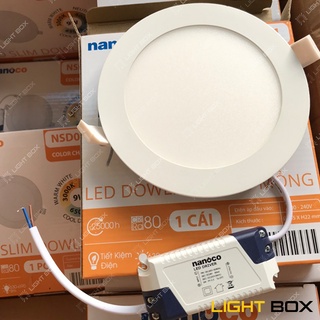 Đèn led âm trần siêu mỏng 9w Nanoco