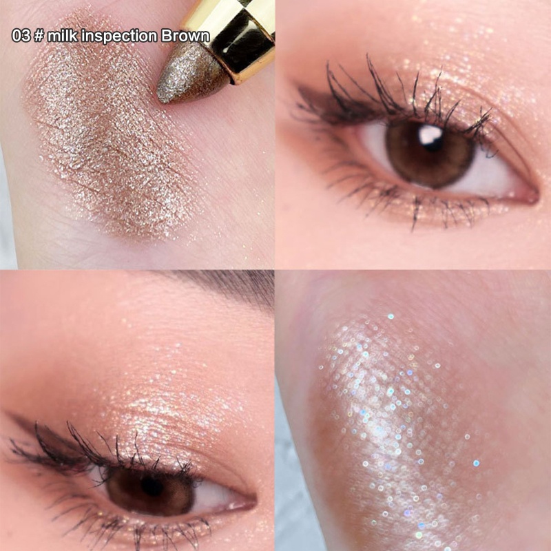 Phấn Mắt Dạng Kem Màu Nhũ Chống Thấm Nước Không Bị Nhòe xiangbao