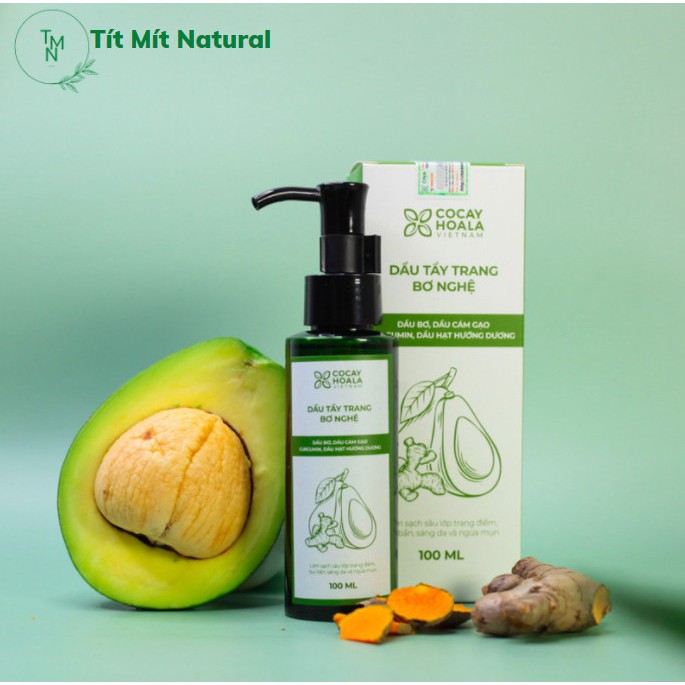 Dầu tẩy trang bơ nghệ Cỏ Cây Hoa Lá - Làm sạch sâu, sáng da, ngừa mụn 100ml | BigBuy360 - bigbuy360.vn