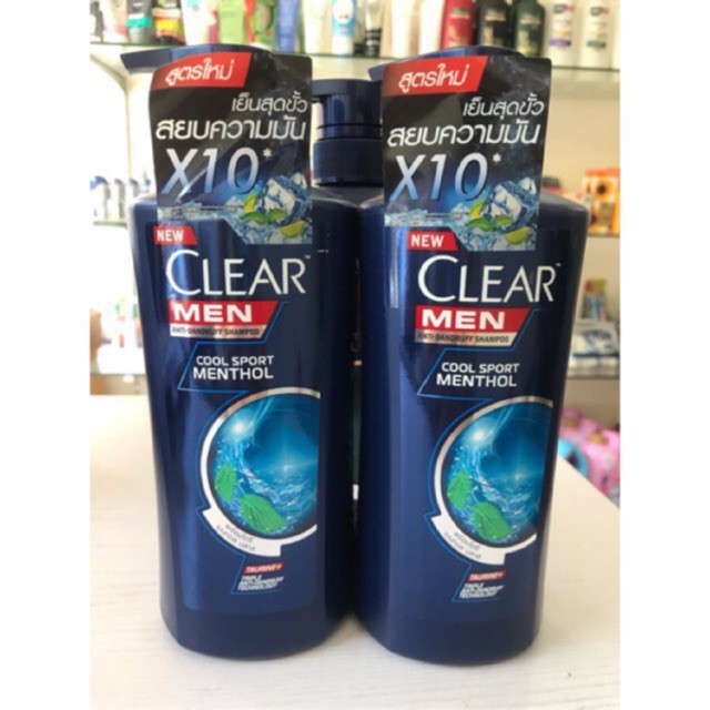 Dầu gội Clear men bạc hà thái lan 450ml