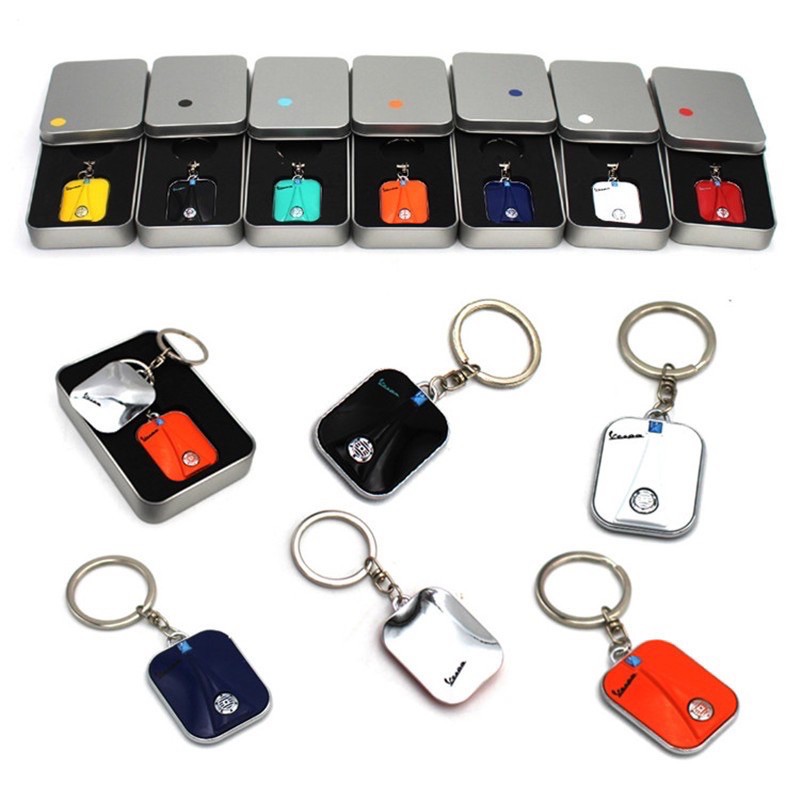 MÓC CHÌA KHOÁ KIM LOẠI LOGO XE VESPA CAO CẤP SANG TRỌNG