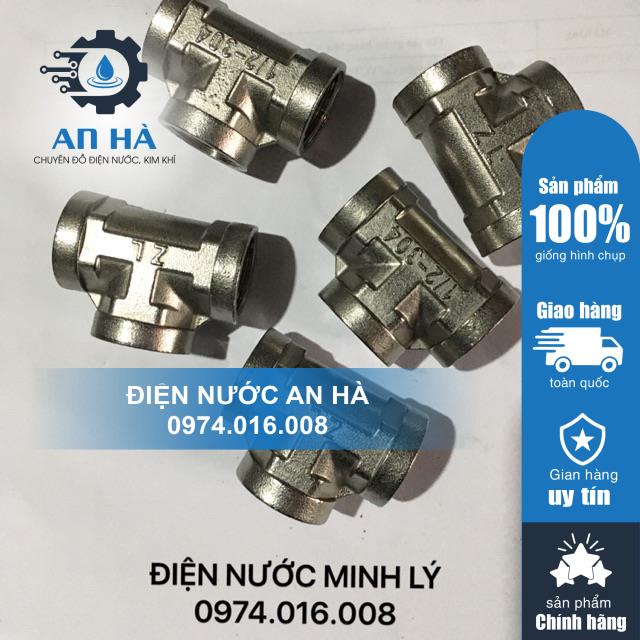 Tê Chia Nước 3 Đầu Răng Trong 21 Inox 304