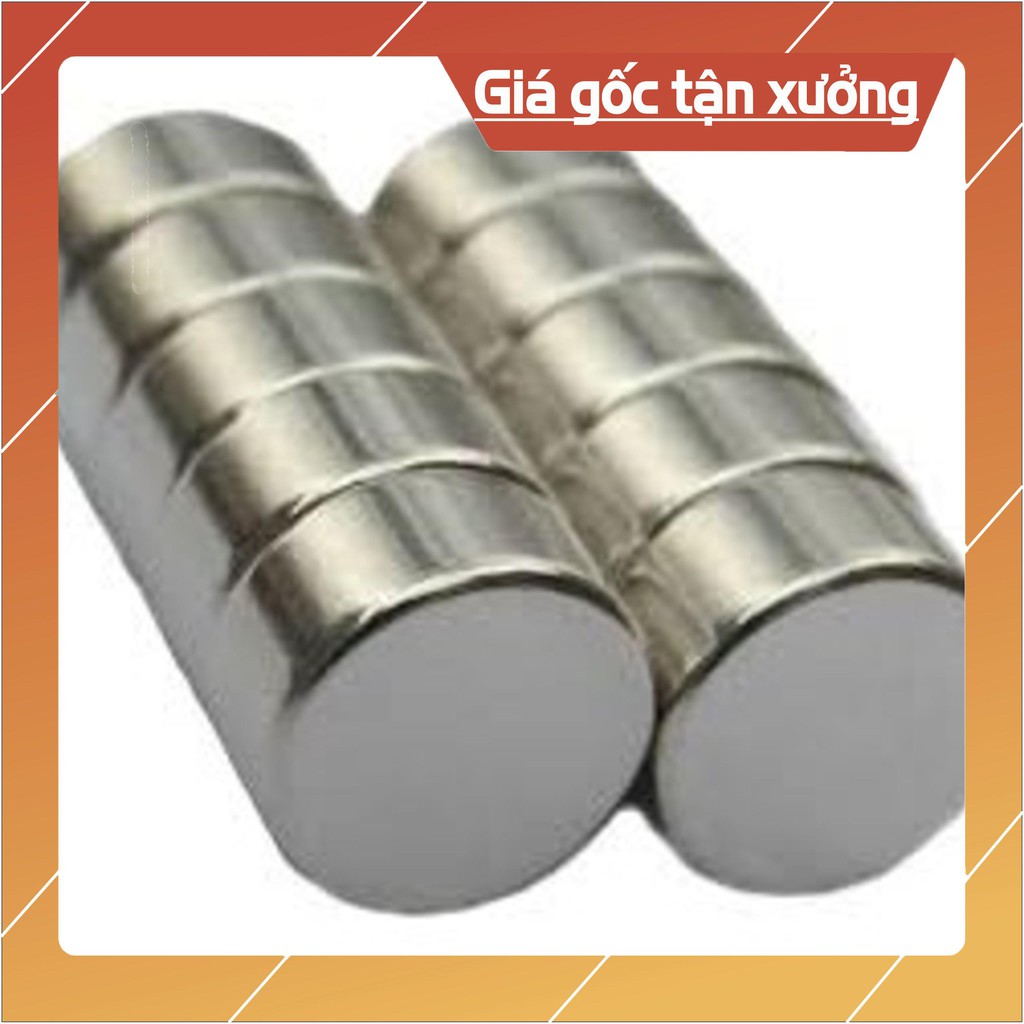 [Xả Kho] Nam châm viên trắng đất hiếm 20x10mm