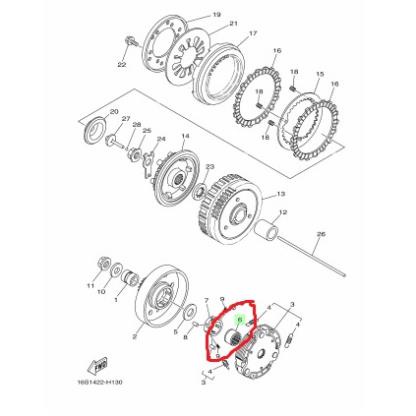 Ống chống lõi côn trước Taurus - Jupiter 2011 zin chính hãng Yamaha
