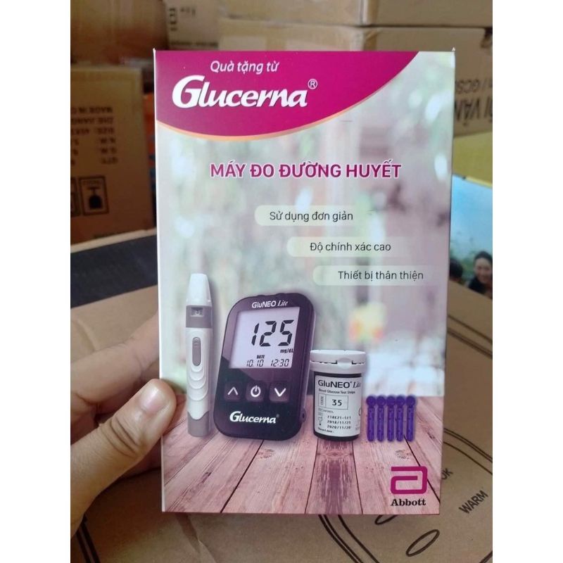 MÁY ĐO ĐƯỜNG HUYẾT CAO CẤP 𝗚𝗹𝘂𝗡𝗘𝗢 𝗟𝗶𝘁𝗲 GLUCENA