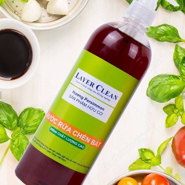 Nước rửa chén bát Layer Clean 800ml