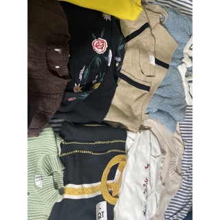 Combo áo len chốt live