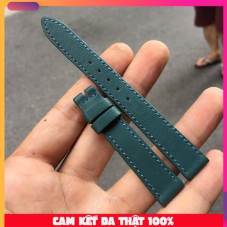 Dây đồng hồ da bò màu xanh iphone11 cho nữ đủ size - dây đồng hồ doha