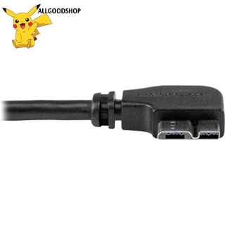 Cáp chuyển đổi góc 90 độ cổng USB type C 3.1 sang cổng Usb 3.0 Micro B
