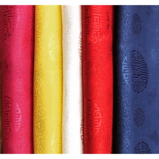 Gấm Satin co giãn nhẹ. Thọ chìm