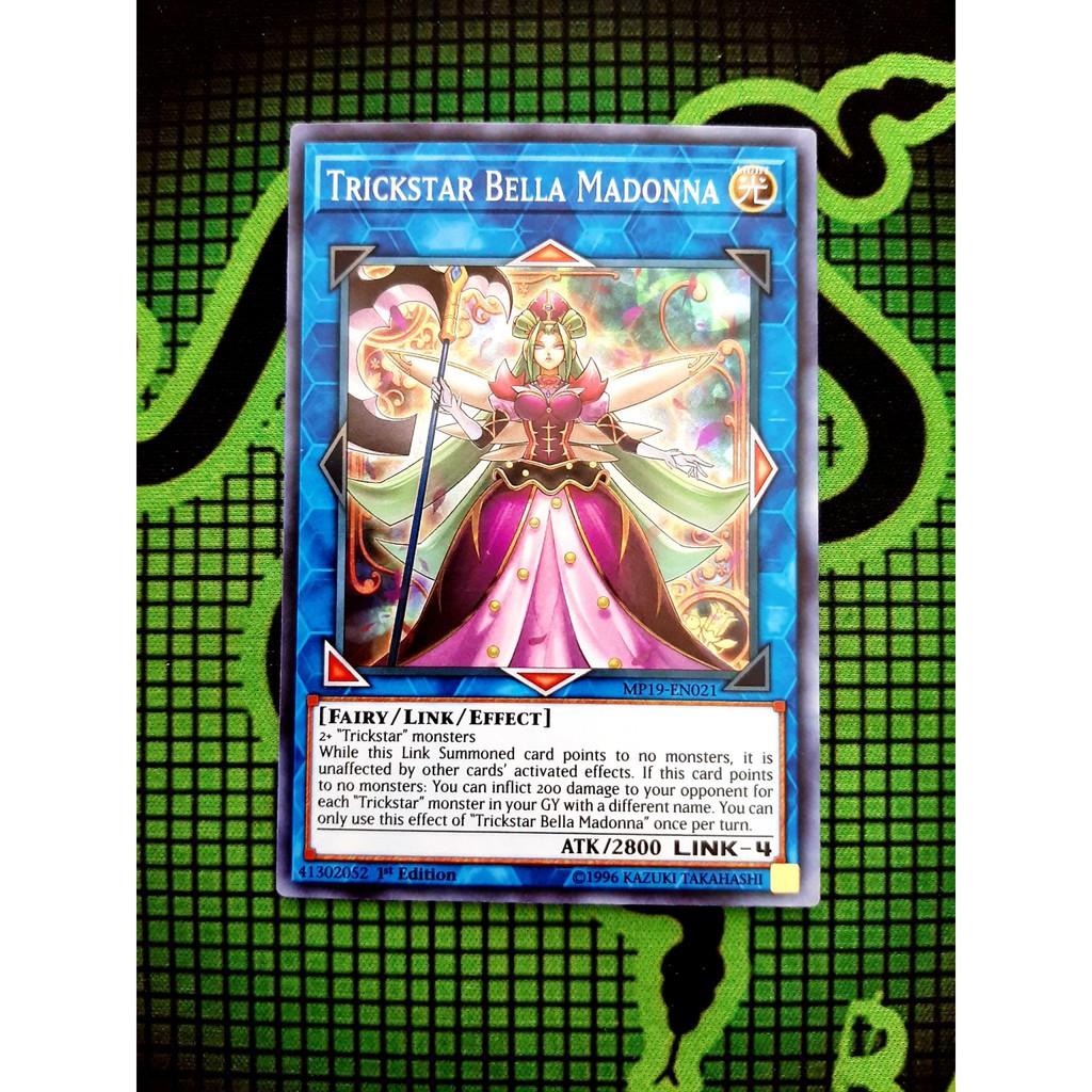 THẺ BÀI YUGIOH NEAR MINT - Trickstar Bella Madonna