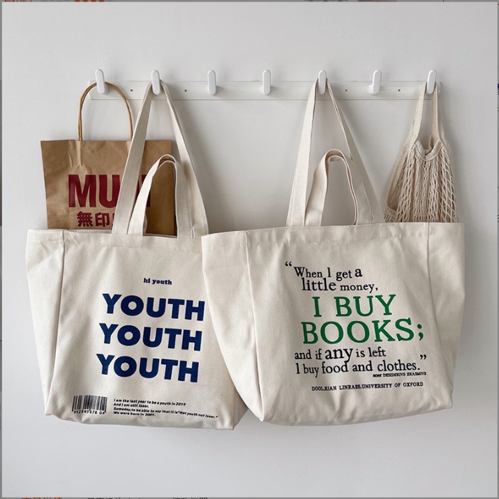 Túi xách Túi tote Vải canvas mềm Đẹp đi học đi chơi Cực Hot có khóa miệng, thời trang hàn Quốc hời trang hazin