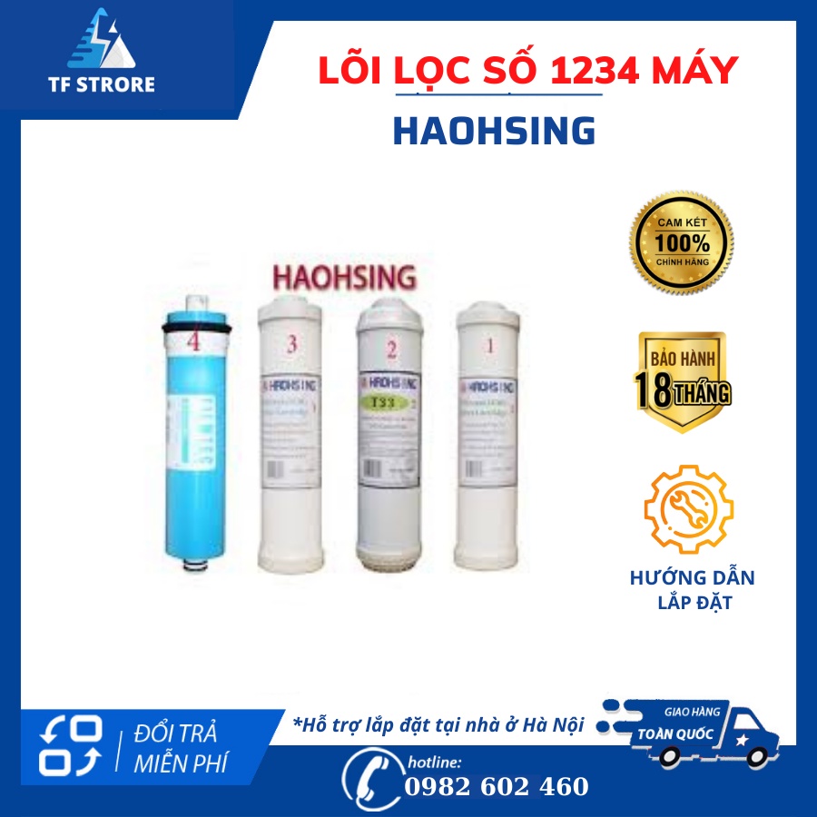 Màng RO Haohsing Lõi Số 4 Ứng Dụng Được Hầu Hết Các Loại Máy Lọc Nươc RO- Lọc Đến 99,99% Cặn bẩn