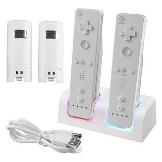 Ibt dock sạc đôi + 2 pin cho nintendo wii