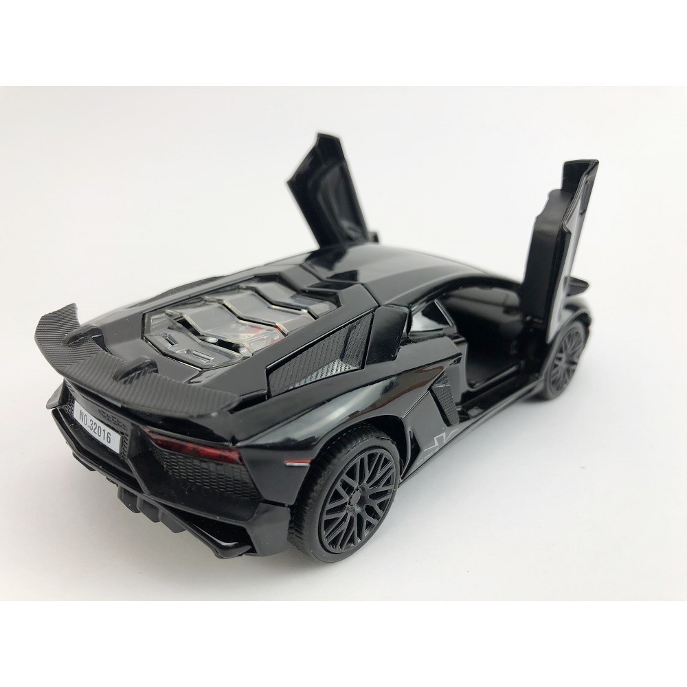 Xe mô hình tĩnh Lamboghini Aventador LP750 tỉ lệ 1:32 Chất liệu hợp kim - Màu Đen