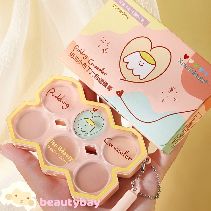 (Hàng Mới Về) Kem Che Khuyết Điểm Quầng Thâm Bọng Mắt Thương Hiệu Kiss Beauty