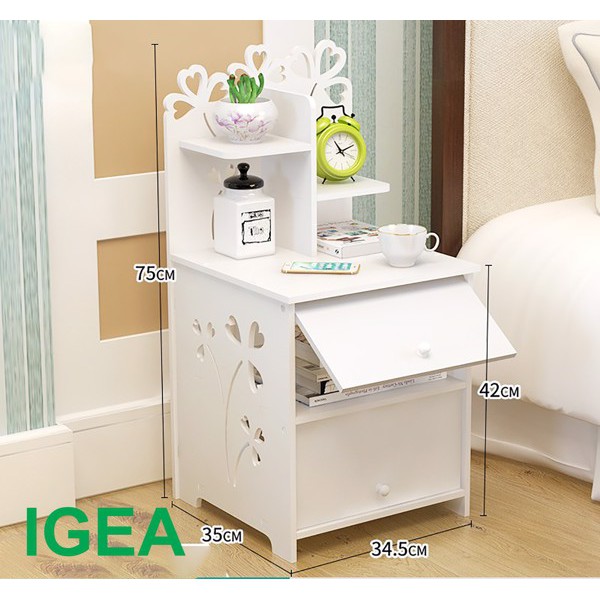 [Mã LIFEBKM1 giảm 10% tối đa 1 triệu đơn từ 500k] Tủ Mỹ Phẩm Đầu Giường IG356